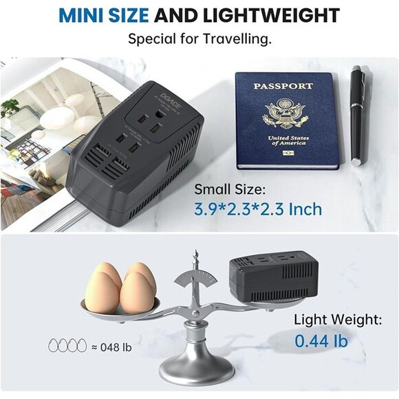 2000W 220V to 110V Converter for European Travel - Picture 4 of 8